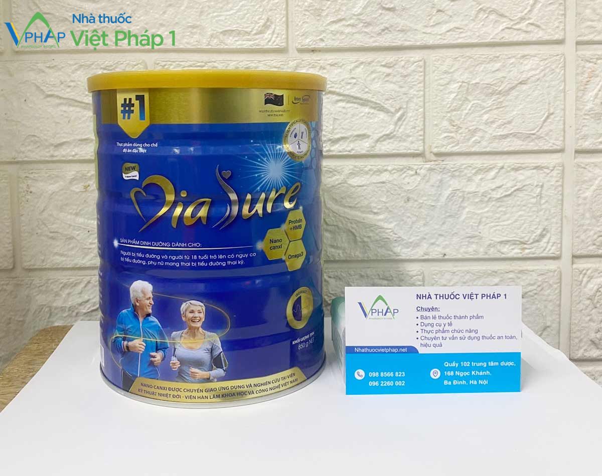 Sữa non Diasure được phân phối chính hãng tại Nhà Thuốc Việt Pháp 1