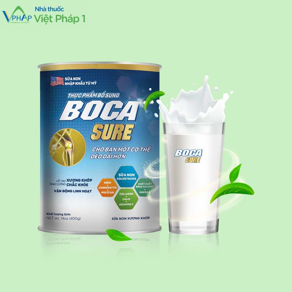 Sữa Boca Sure không phải là thuốc và không có tác dụng thay thế thuốc