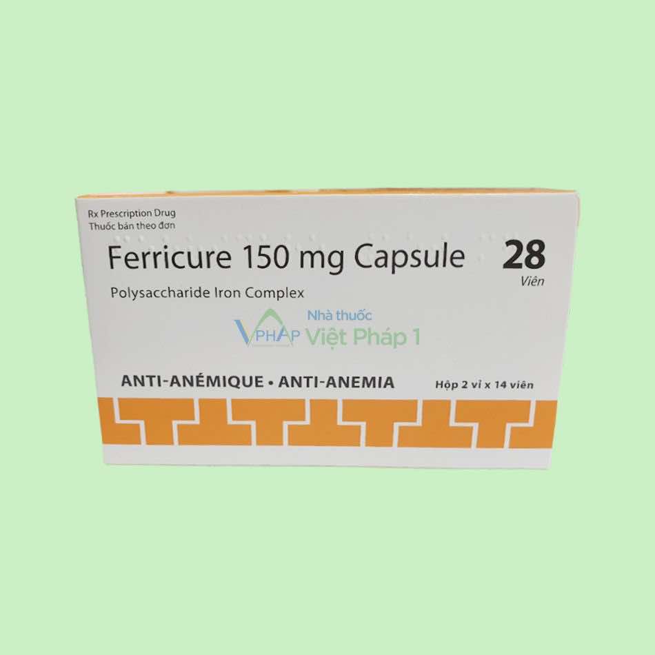 Thuốc Ferricure 150mg Capsule