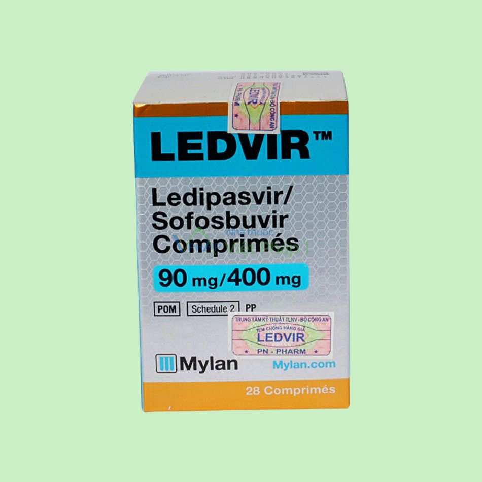 Hộp thuốc Ledvir 90mg/400mg