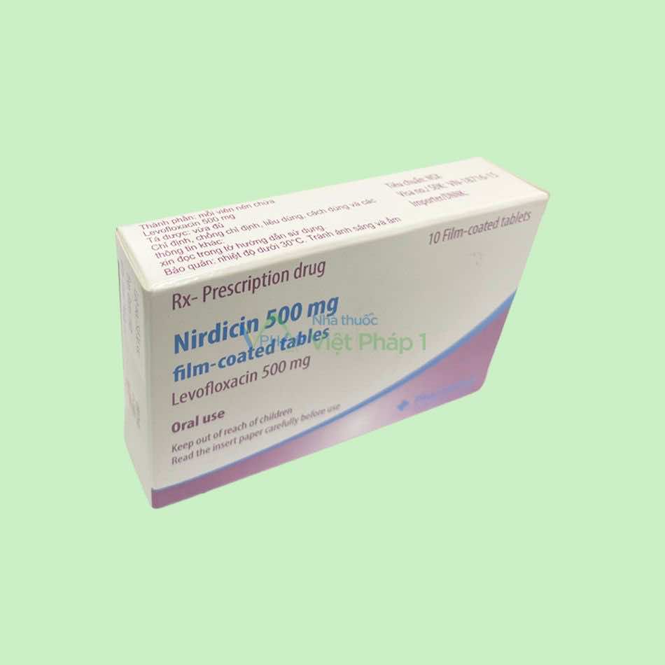 Hộp thuốc Nirdicin 500mg