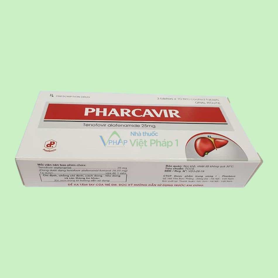 Hình ảnh hộp thuốc Pharcavir