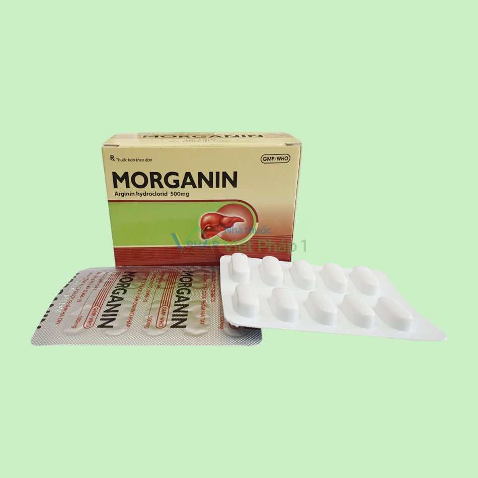 Hộp và vỉ thuốc Morganin