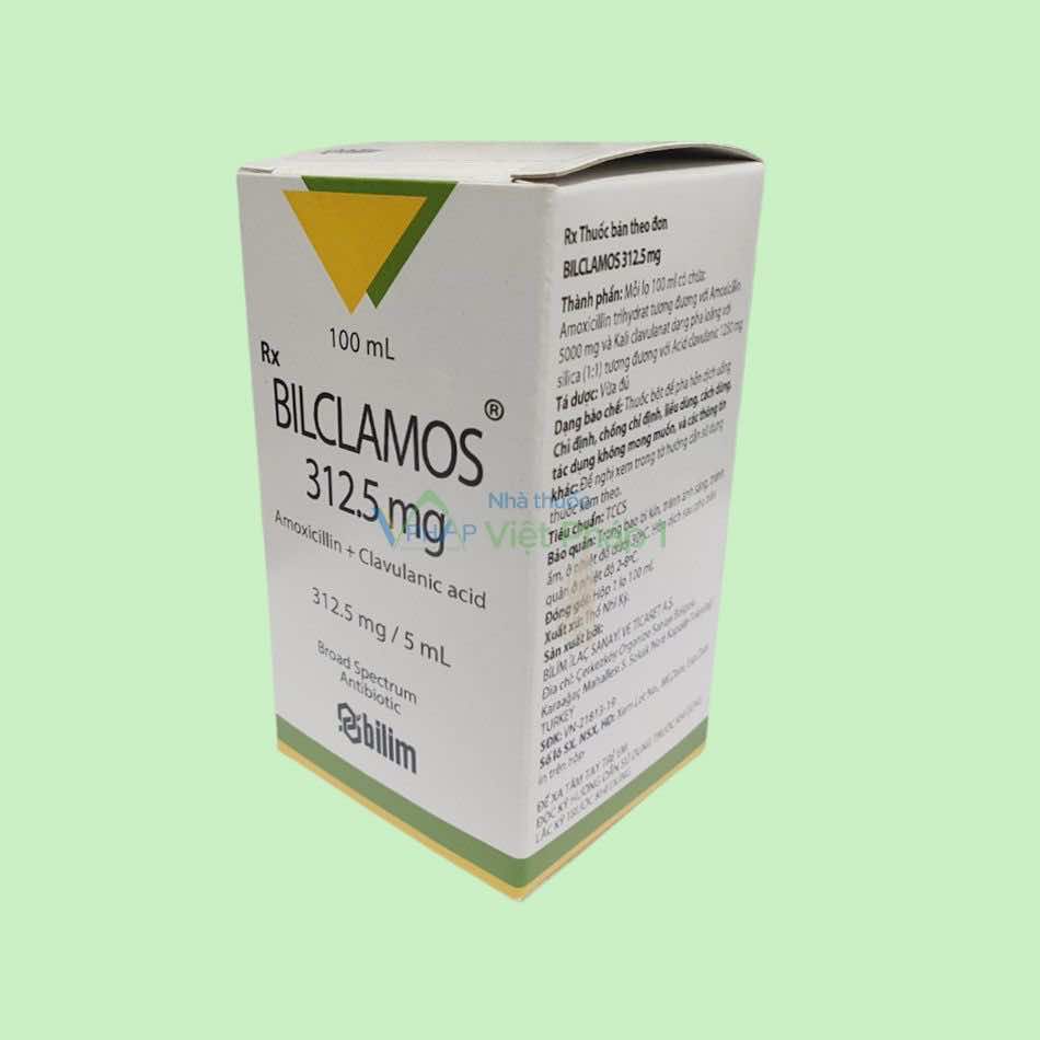 Thành phần của thuốc Bilclamos 312,5mg