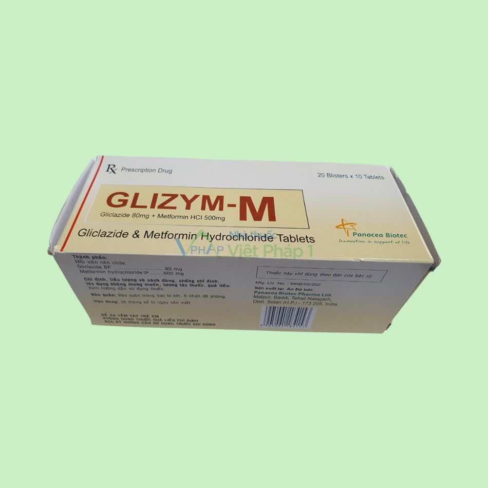 Thành phần của thuốc Glizym - M