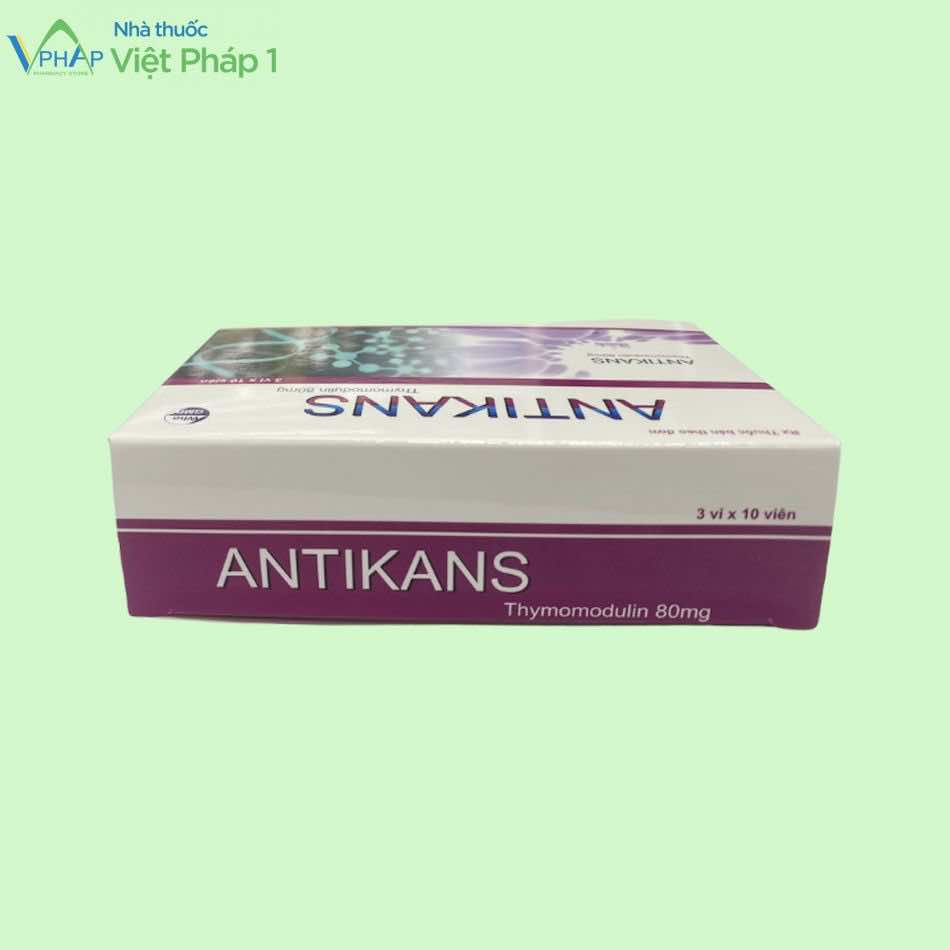 Vỏ hộp thuốc Antikans