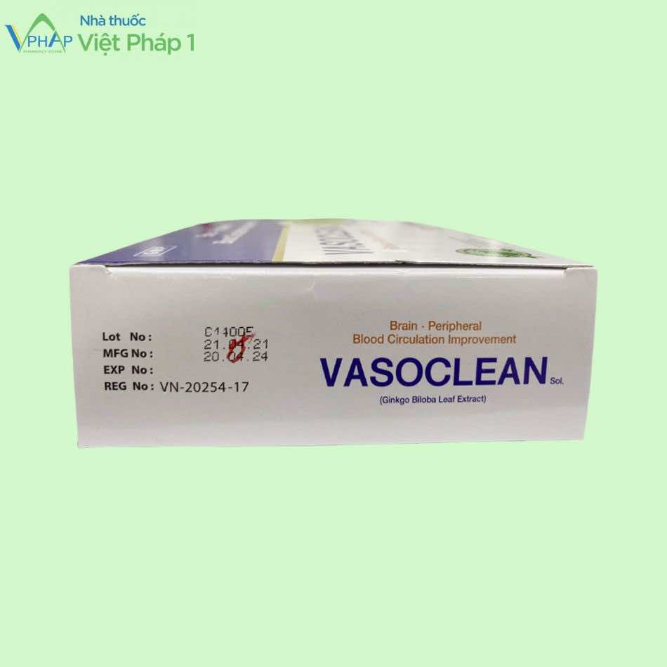 Hình ảnh hộp thuốc Vasoclean Sol