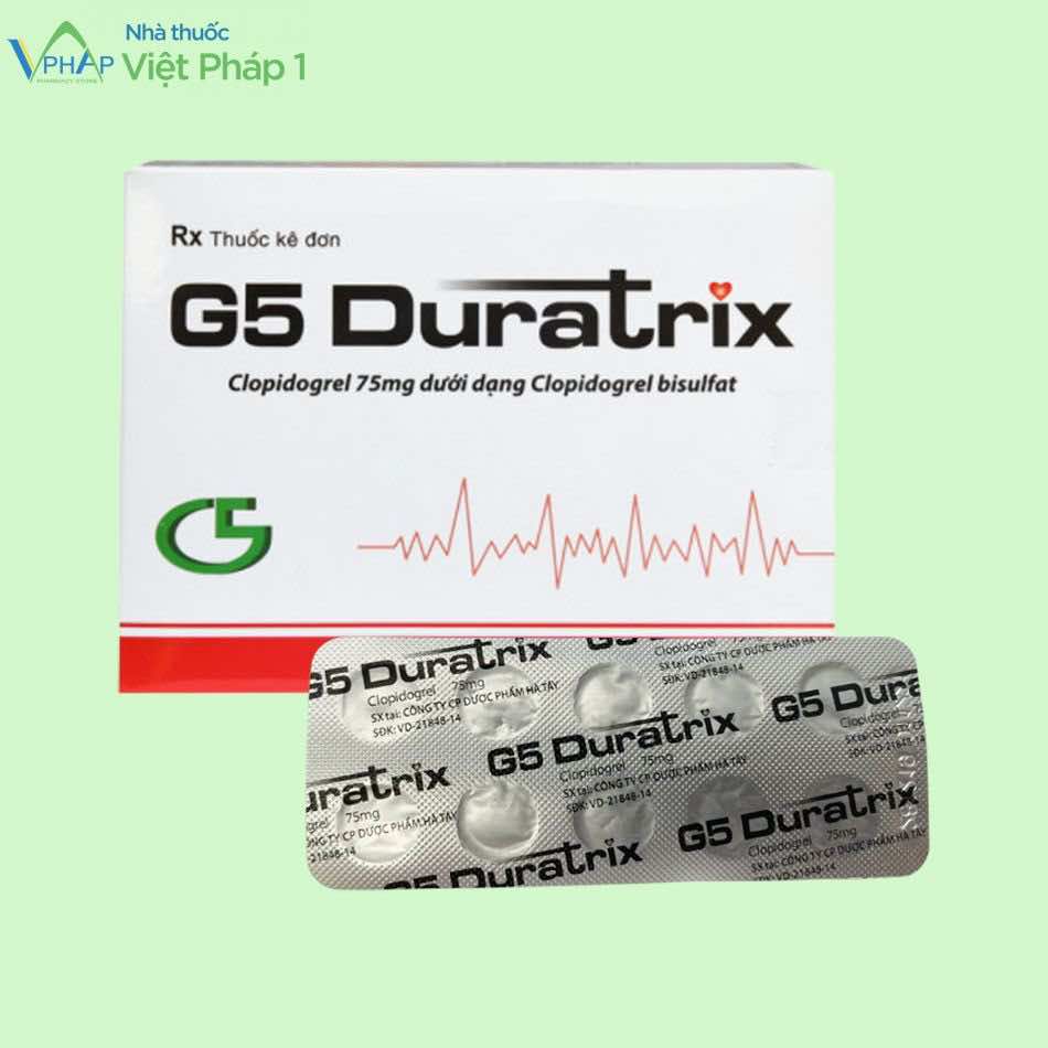 Hộp và vỉ thuốc G5 Duratrix