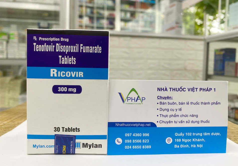 Mua Ricovir 300mg chính hãng tại Nhà thuốc Việt Pháp 1