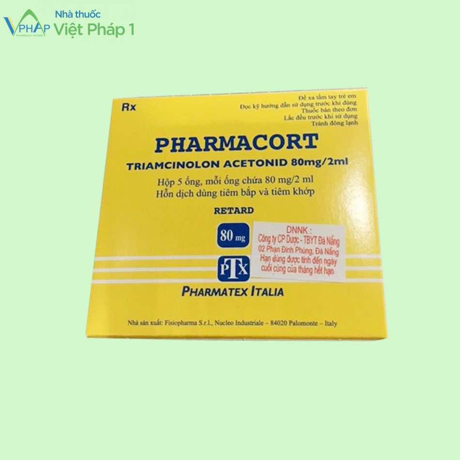 Giá thuốc Pharmacort: 250000 VNĐ bán tại Nhà thuốc Việt Pháp 1