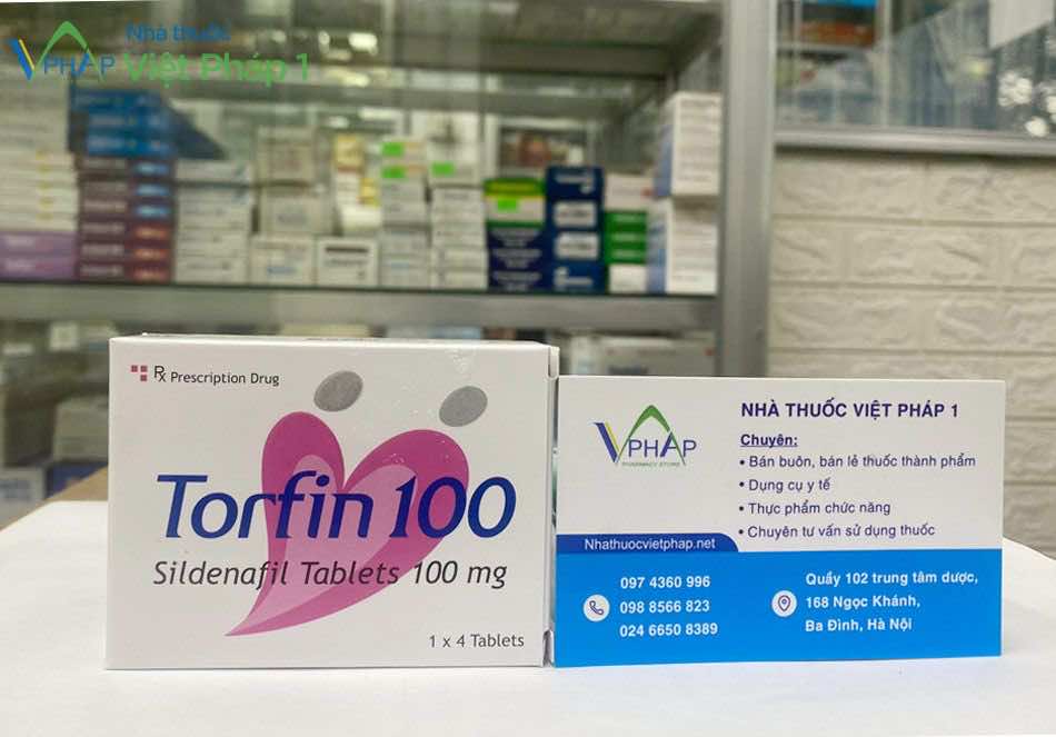 Mua thuốc Torfin 100mg chính hãng tại Nhà thuốc Việt Pháp 1