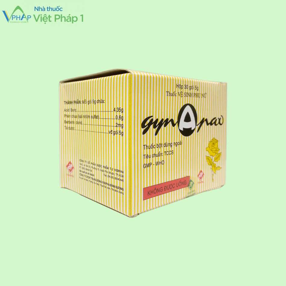 Hình ảnh hộp thuốc Gynapax