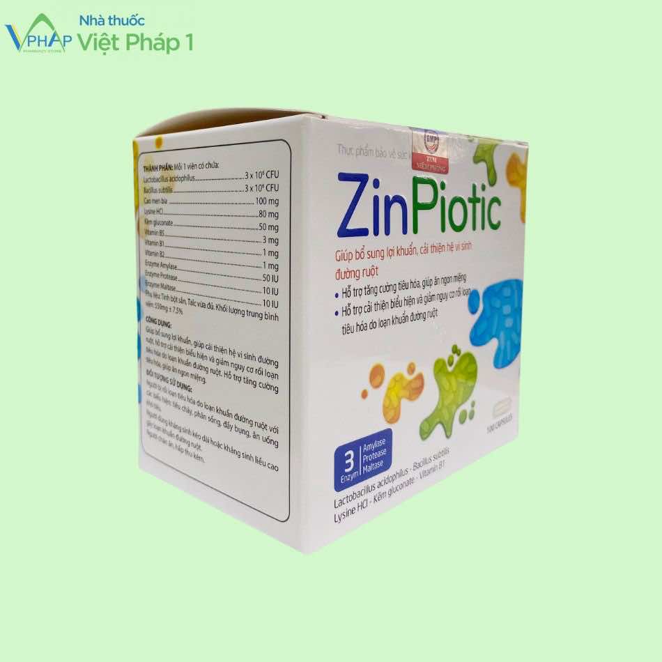 Hình ảnh hộp sản phẩm ZinPiotic