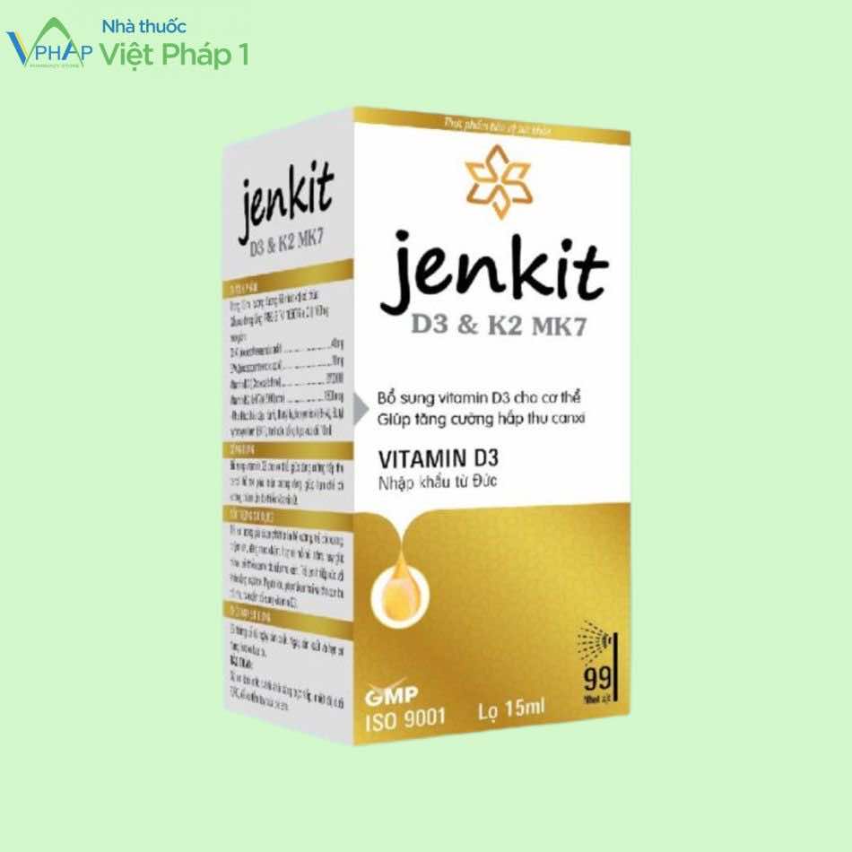 Thực phẩm bảo vệ sức khỏe Jenkit D3 & K2 MK7