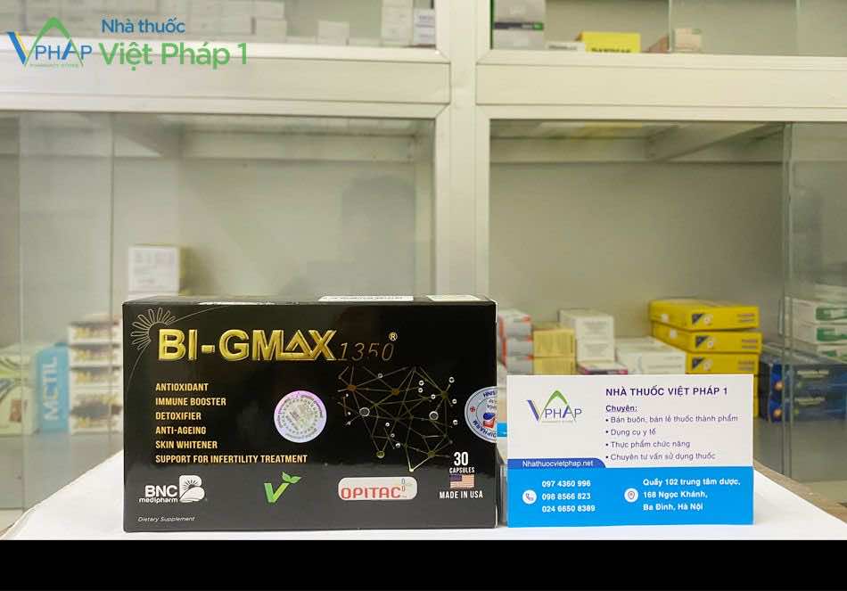 Mua BI-GMAX 1350 chính hãng tại Nhà thuốc Việt Pháp 1