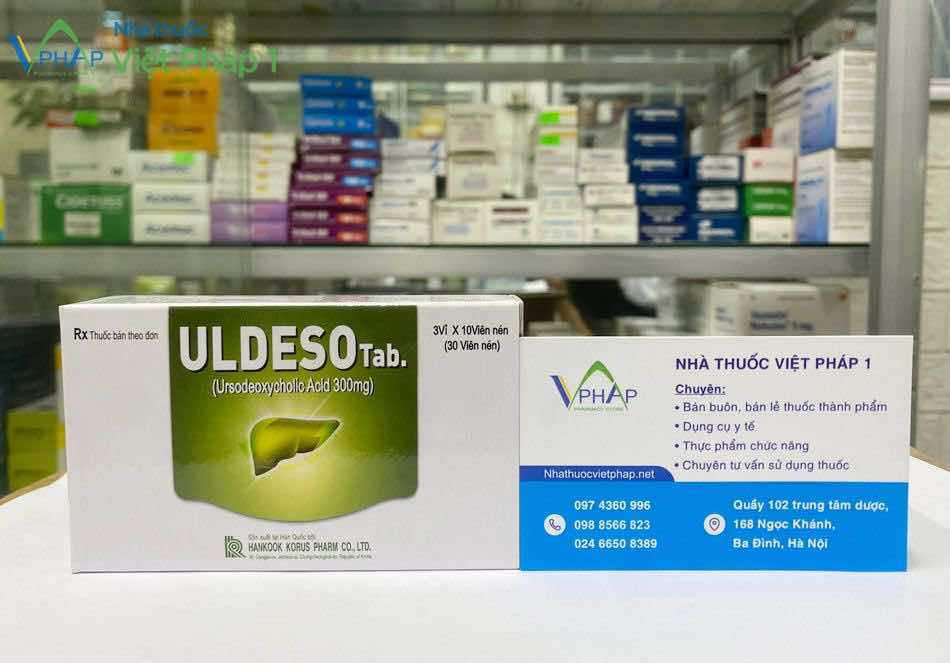 Mua thuốc Uldeso Tab chính hãng tại Nhà thuốc Việt Pháp 1