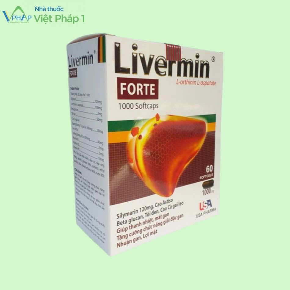 Hình ảnh hộp sản phẩm Livermin Forte
