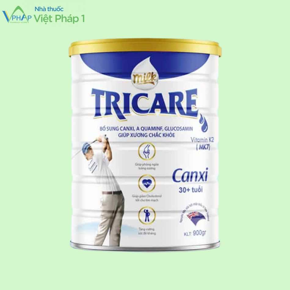 Sữa dinh dưỡng Milk Tricare Canxi lọ 900g