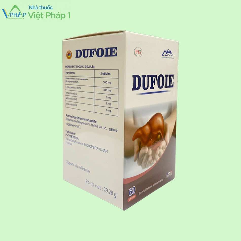 Hình ảnh hộp thuốc bổ gan Dufoie