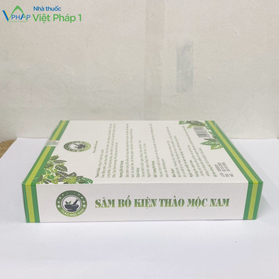 Hộp sản phẩm Sâm bổ kiện được chụp tại Nhà Thuốc Việt Pháp 1
