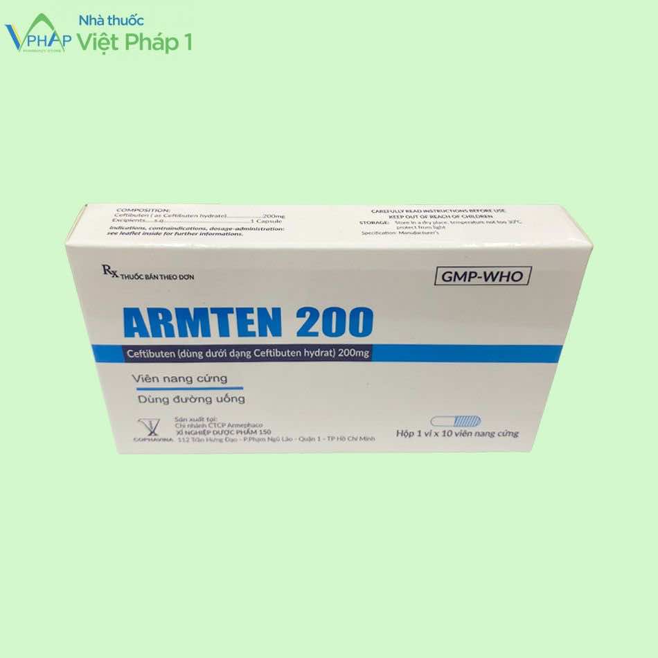 Hình ảnh hộp thuốc Armten 200mg