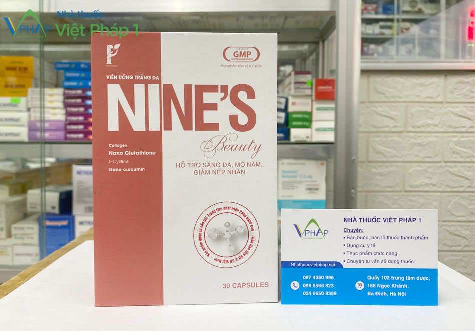 Mua viên uống Nine’s Beauty chính hãng tại Nhà thuốc Việt Pháp 1