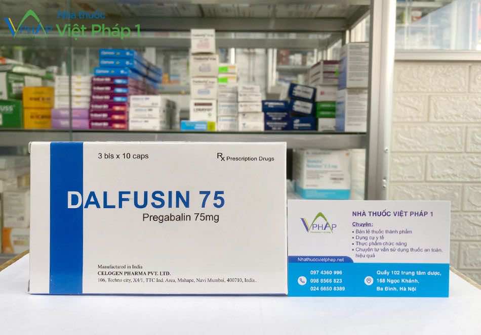 Mua thuốc Dalfusin 75 chính hãng tại Nhà thuốc Việt Pháp 1
