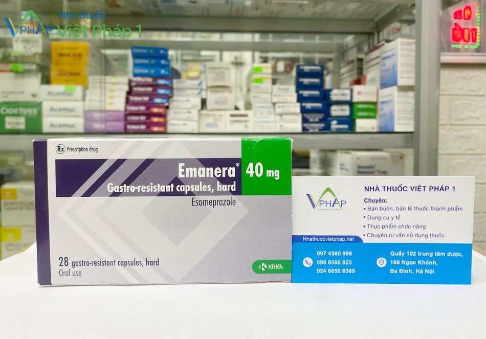 Mua Emanera 40mg chính hãng tại Nhà thuốc Việt Pháp 1 - 168 Ngọc Khánh