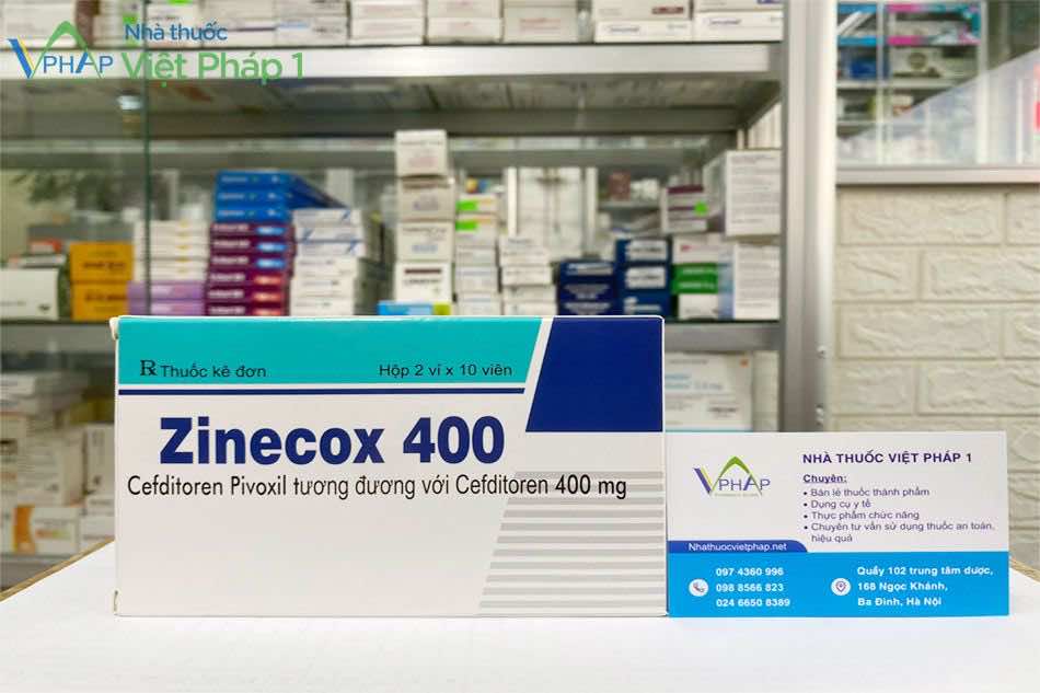 Thuốc Zinecox 400 bán tại Nhà thuốc Việt Pháp 1