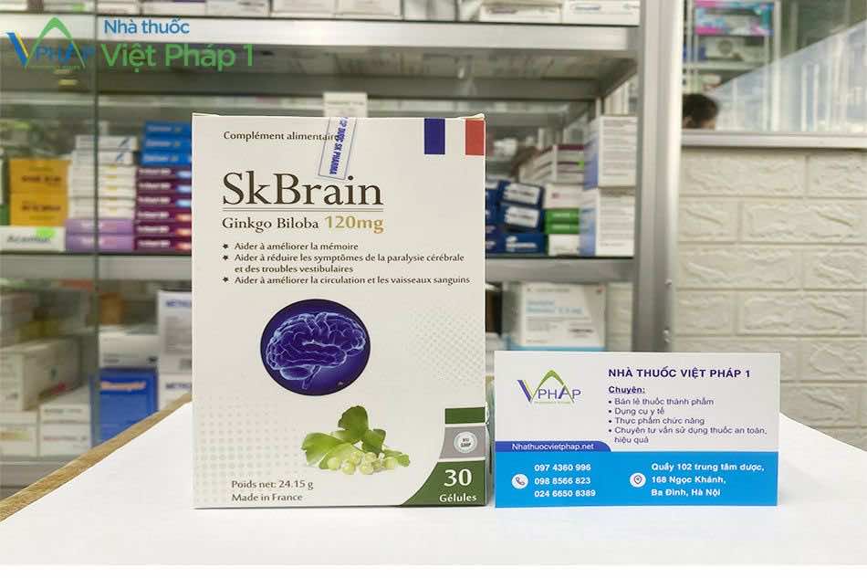 SkBrain bán chính hãng tại Nhà thuốc Việt Pháp 1