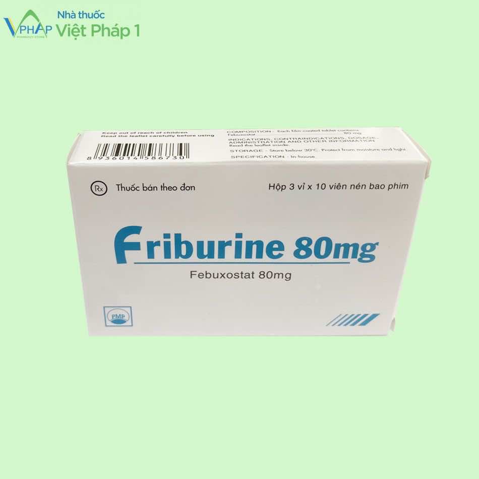 Thuốc Friburine 80mg chỉ sử dụng khi được bác sĩ kê đơn
