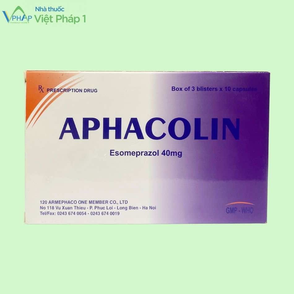 Hình ảnh hộp thuốc Alphacolin 40mg
