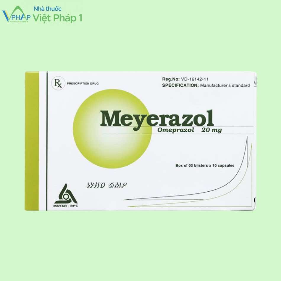Hình ảnh hộp thuốc Meyerazol