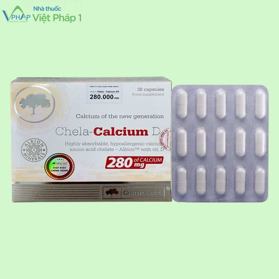 Hộp và vỉ Chela - Calcium D3