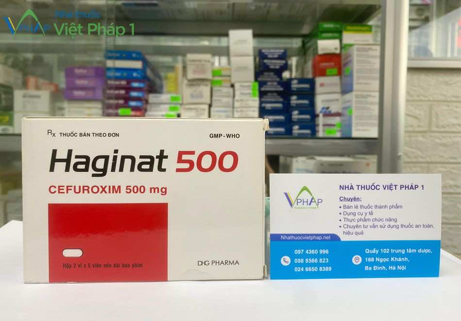Mua thuốc Haginat 500 chính hãng tại Nhà thuốc Việt Pháp 1