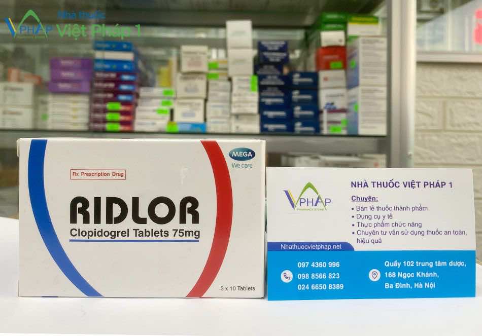 Mua thuốc Ridlor 75mg chính hãng tại Nhà thuốc Việt Pháp 1