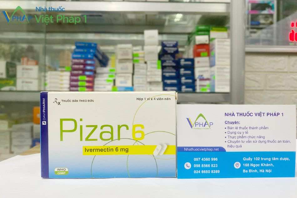 Mua thuốc Pizar-6 chính hãng tại Nhà thuốc Việt Pháp 1