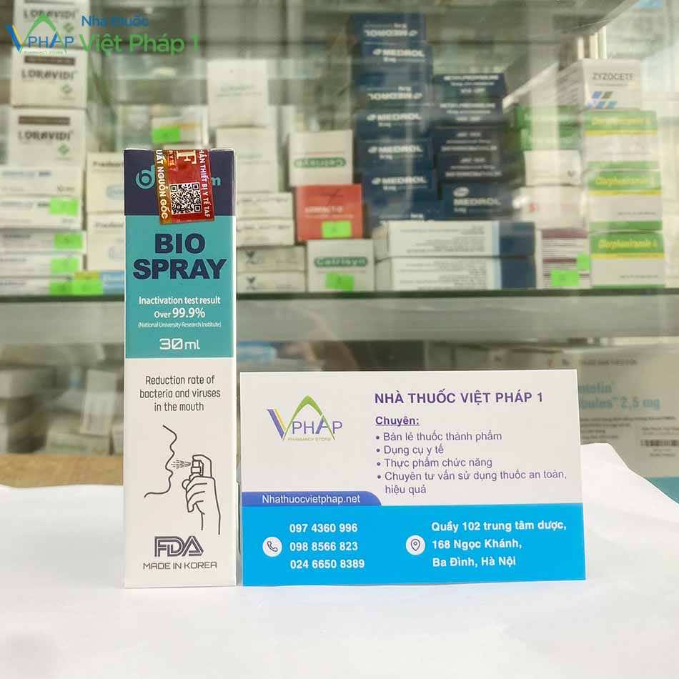 Hộp BDFerm Bio Spray tại Nhà thuốc Việt Pháp 1