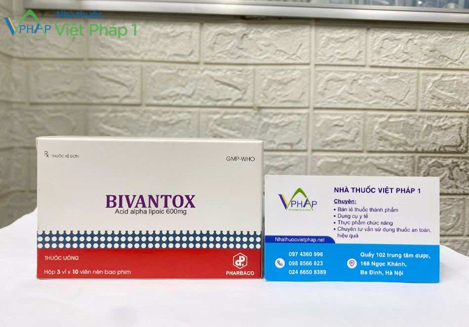Thuốc Bivantox 600mg được bán tại Nhà thuốc Việt Pháp 1