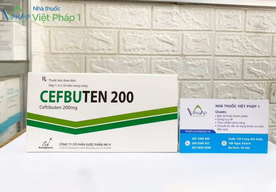 Thuốc Cefbuten 200 được bán tại Nhà thuốc Việt Pháp 1
