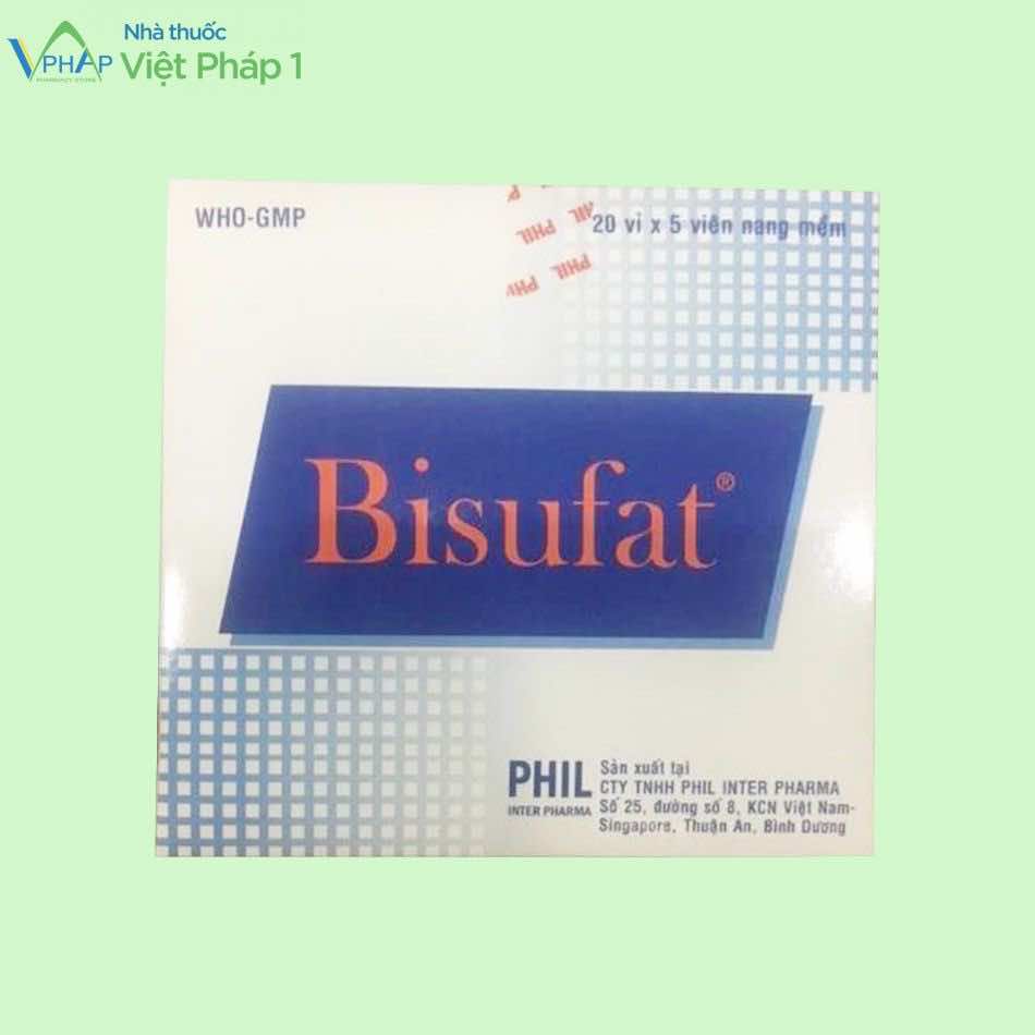 Hình ảnh hộp thuốc Bisufat