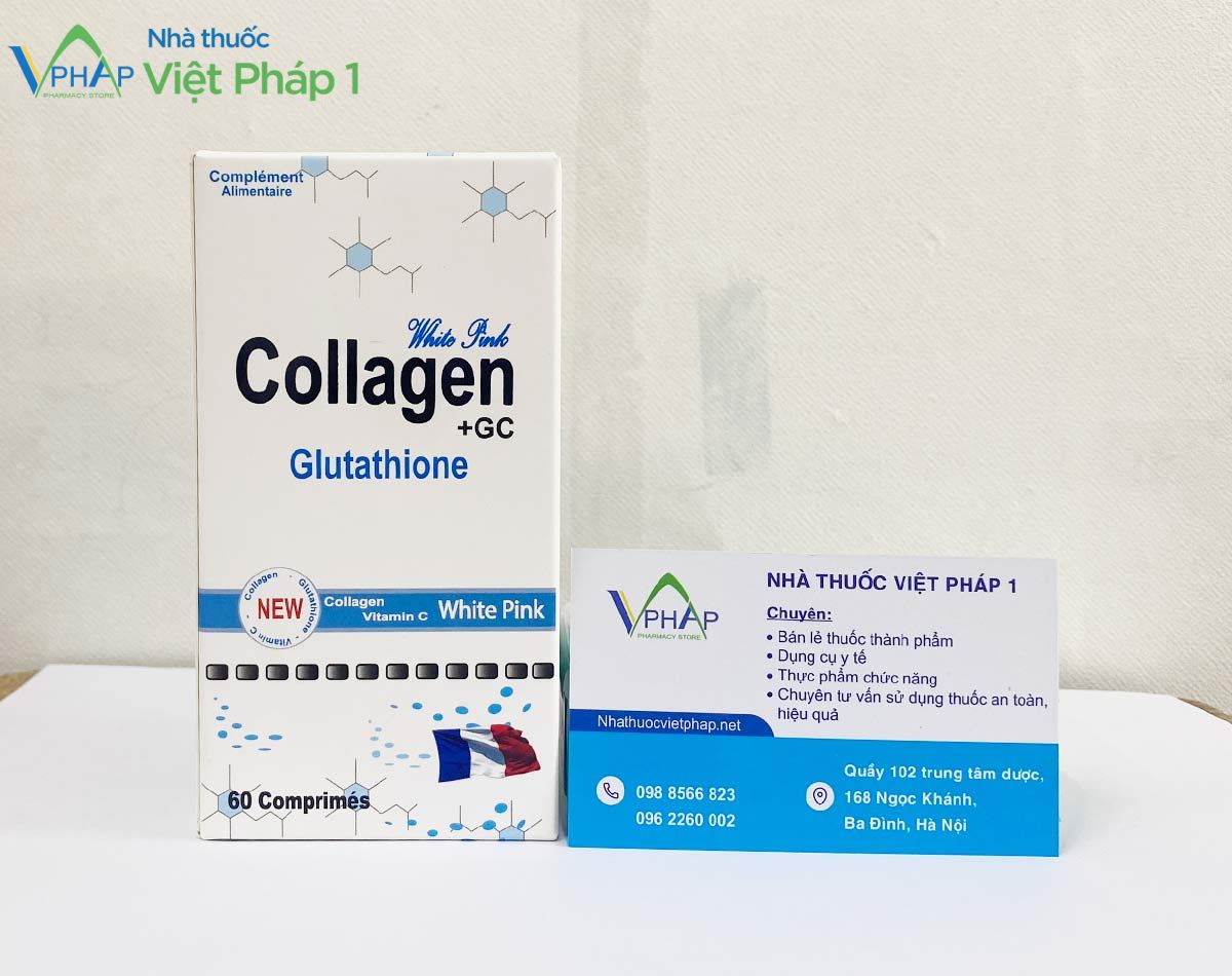 Viên uống trắng da Collagen GC được phân phối chính hãng tại Nhà Thuốc Việt Pháp 1