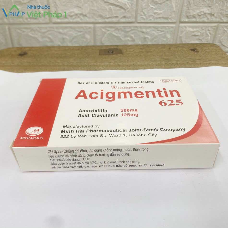 Sản phẩm Acigmentin 625