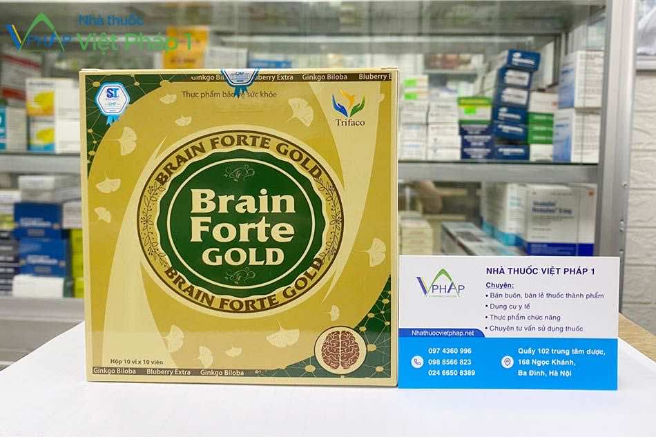 Bổ não Brain Forte Gold được bán tại Nhà thuốc Việt Pháp 1