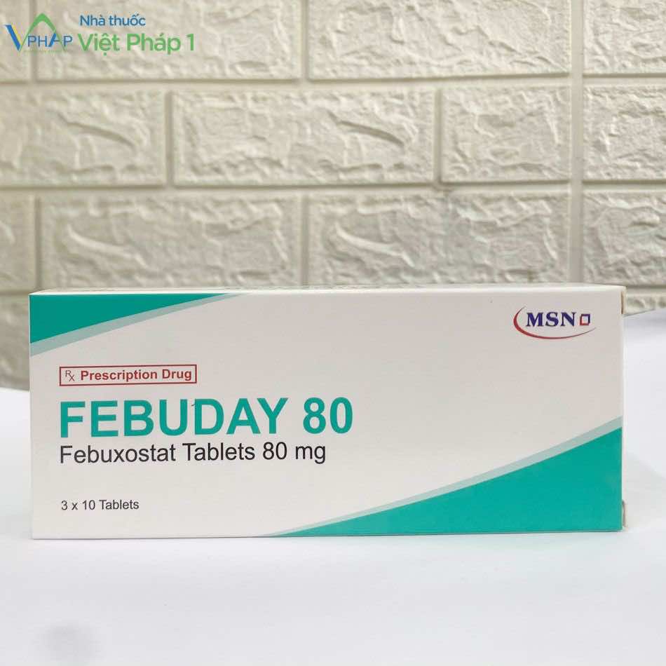 Hình ảnh: Thuốc Febuday 80 được chụp tại Nhà thuốc Việt Pháp 1