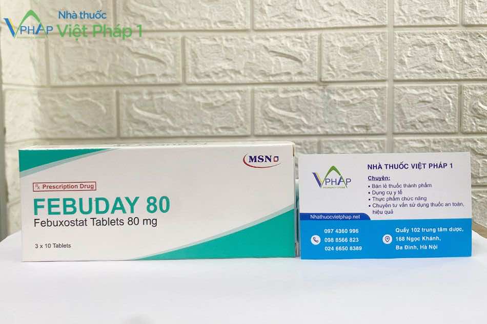 Thuốc Febuday 80 được bán tại Nhà thuốc Việt Pháp 1