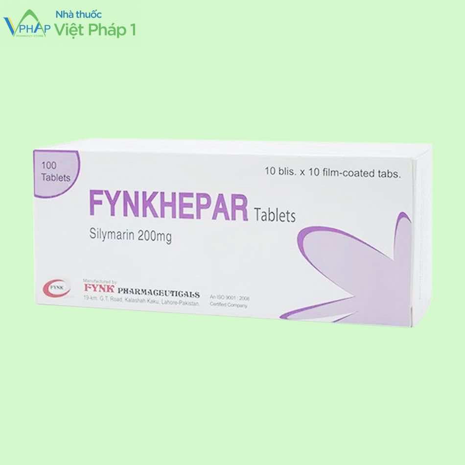 Hộp 10 vỉ thuốc Fynkhepar 200mg