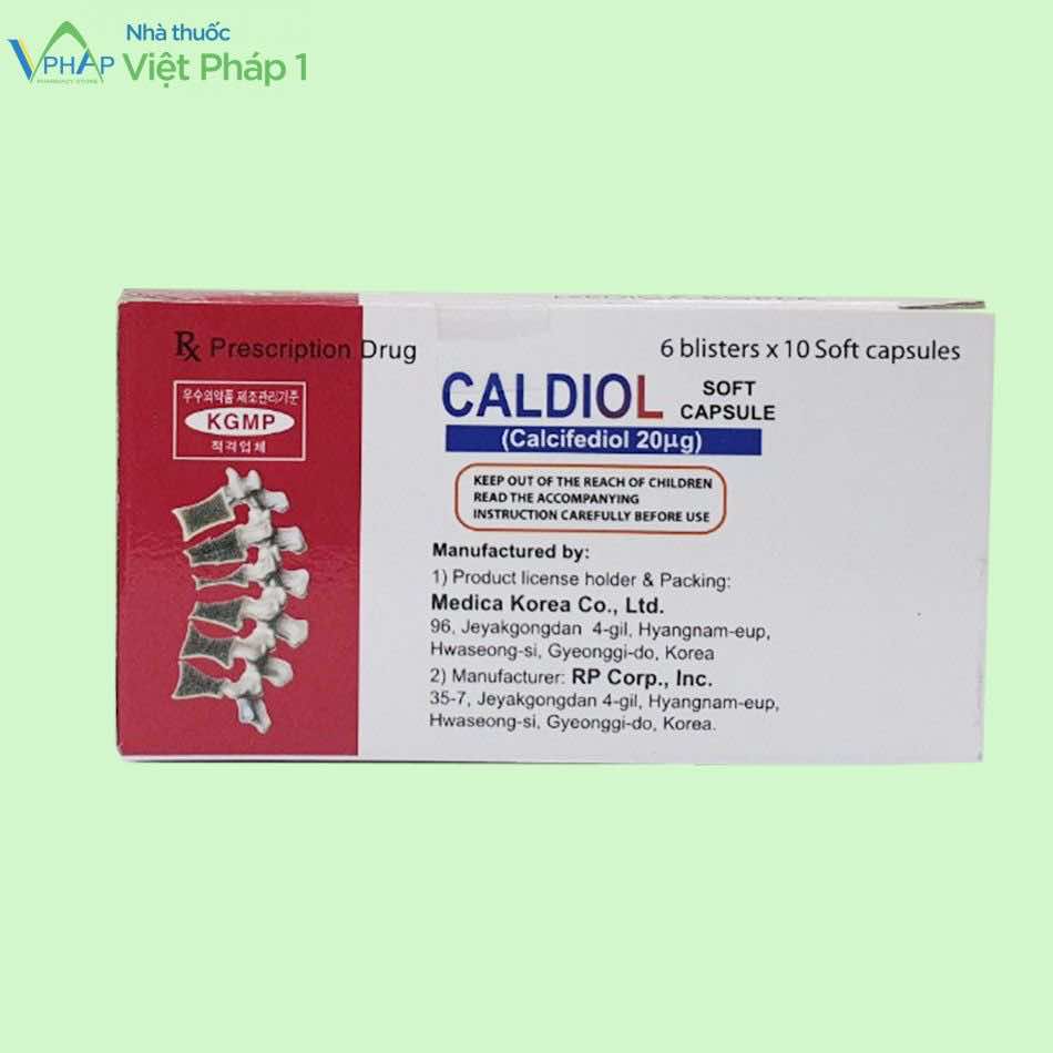 Hình ảnh: Hộp thuốc Caldiol