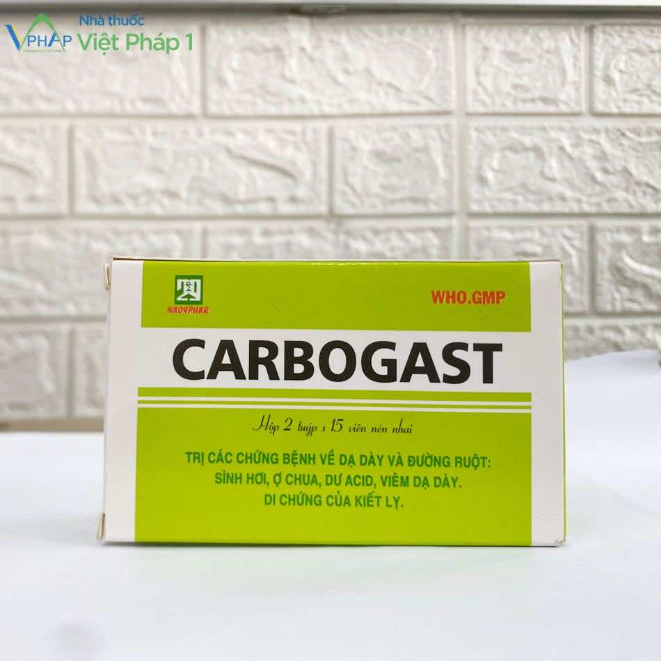 Hộp thuốc Carbogast chụp tại Nhà thuốc Việt Pháp 1