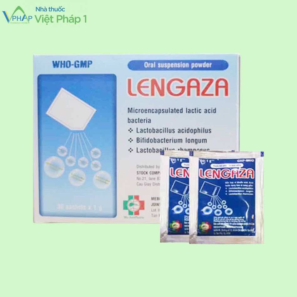 Hình ảnh hộp và gói thuốc Lengaza